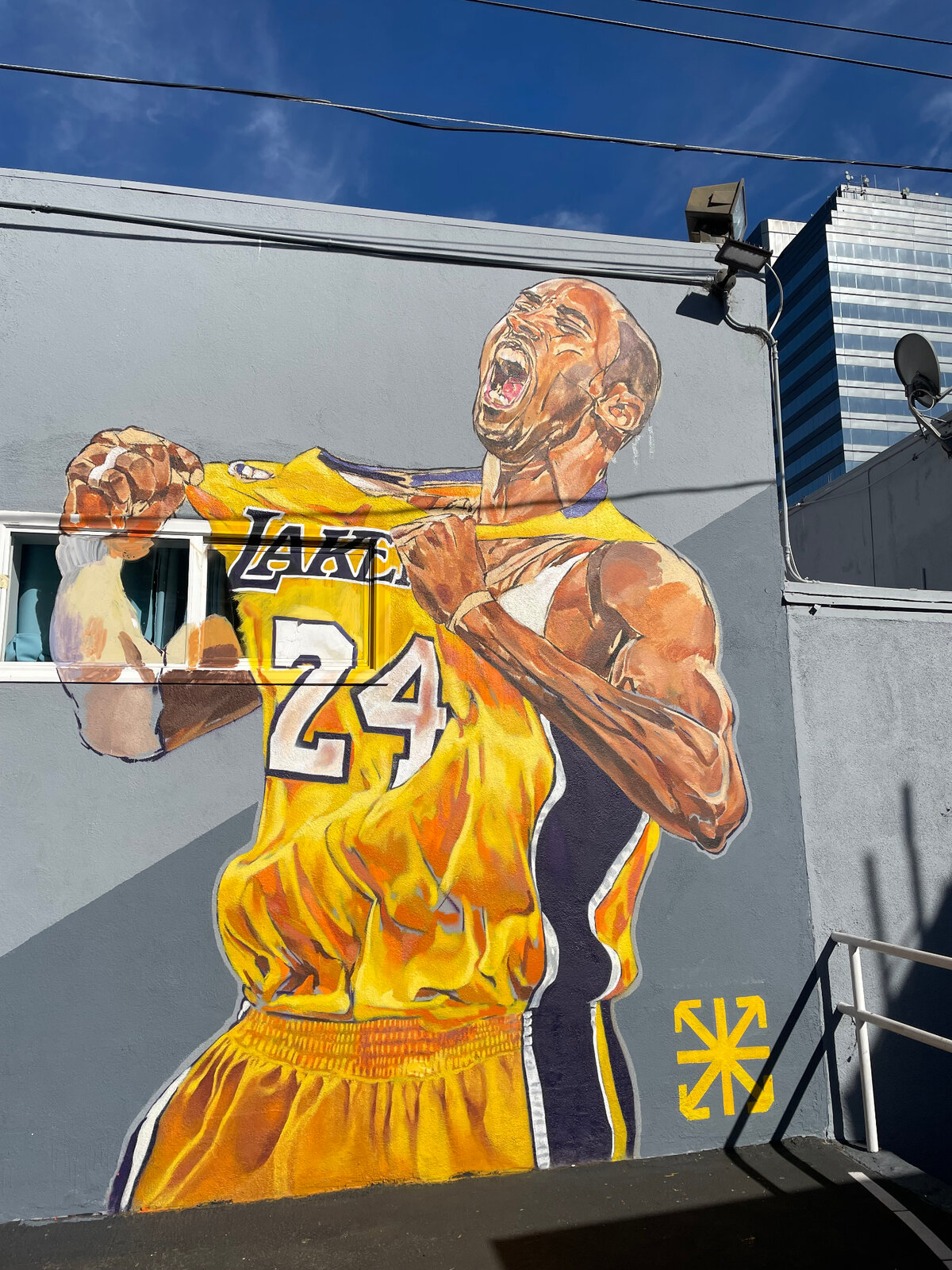 Kobe Bryant mural in Los Angeles